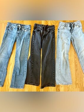 Lot of 3 Pairs of Girls H&M Jeans 12/14 (fits 10-12 year olds!)